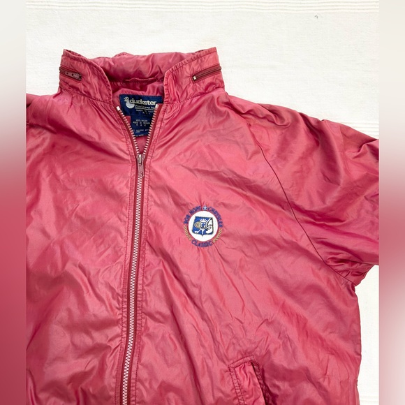Vintage Duckster Golf Nylon Bomber Jacket Windbreaker Bob Hope Chrysler Classic - Picture 5 of 13